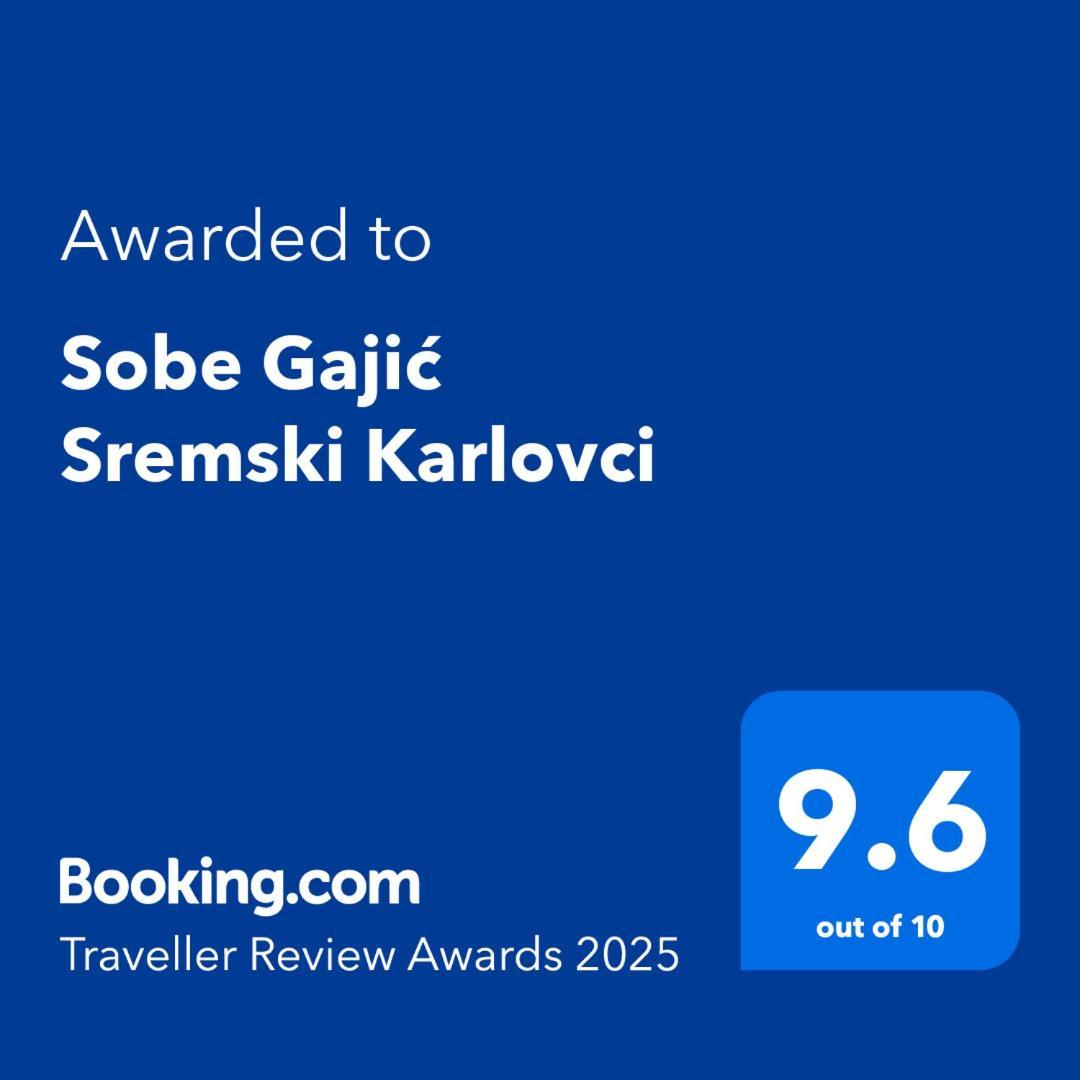 Sobe Gajic Sremski Karlovci Esterno foto